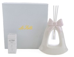 Bomboniera  Nascita Battesimo Le stelle profumatore campana rosa