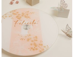 Bomboniera Matrimonio Claraluna vassoio girevole felicità