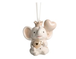 Bomboniera Harmony Profumatore Elefantino Grande in Porcellana con LED