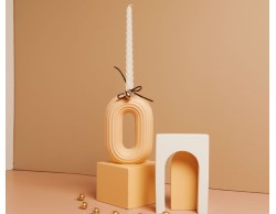 BOMBONIERA MATRIMONIO CLARALUNA CANDELABRO CON CANDELA MEDIO