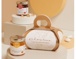 Bomboniera Claraluna con Marmellata di Mandarino e Marmellata di Fragole