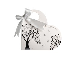 Bomboniera Harmony Icona Profumatore Albero della Vita con Sacra Famiglia e Pampas - Glitter in SILVER su Bomboniere Dolci Emozioni