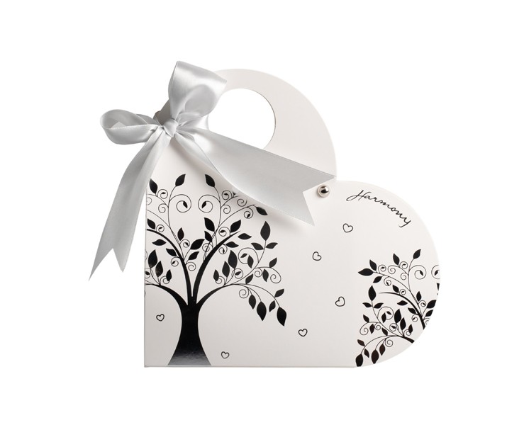 Bomboniera Harmony Icona Profumatore Albero della Vita con Sacra Famiglia e Pampas - Glitter in SILVER su Bomboniere Dolci Emozioni