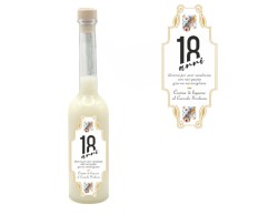 Bomboniera 18&deg; compleanno - Crema di Liquore al Cannolo Siciliano n 100 ml