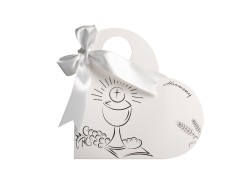 Bomboniera Harmony Icona Profumatore Albero della Vita con Bimba Comunione - Glitter silver su Bomboniere Dolci Emozioni