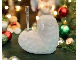 diffusore a forma di cuore bianco medio