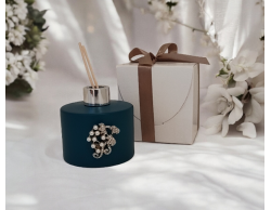 Bomboniera Matrimonio Profumatore Ambiente Ottanio con Applicazione Gioiello