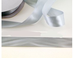 Nastro doppio raso Argento 25mm x 50 m.