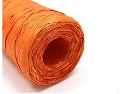 rotolo rafia arancio 200m