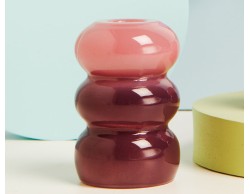 Bomboniera Matrimonio Claraluna Candelabro grande rosa e viola