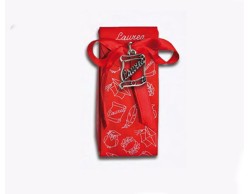 Scatolina Portaconfetti Laurea Tabor con ciondolo smaltato a scelta