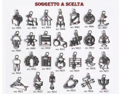 Scatolina Portaconfetti Laurea Tabor con ciondolo smaltato a scelta su Bomboniere Dolci Emozioni