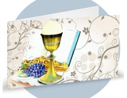 Bigliettini prima comunione calice