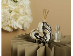 Bomboniera Matrimonio Claraluna 2026 Diffusore cuore piccolo silver