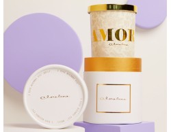 Bomboniera Matrimonio Claraluna Candela Amore in Vetro con Profumazione Patchouli