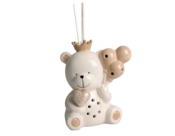 Bomboniera Harmony Profumatore Orsetto Grande in Porcellana con LED