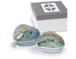 Bomboniera Solidale Cuore LED Bronzo Assortito 2 varianti Quadrifoglio per Fondazione ABIO