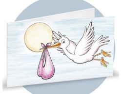 Bigliettini nascita BFF2061conf. 50pz