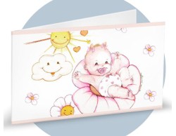 Bigliettini nascita bbfba2124 conf. 50pz