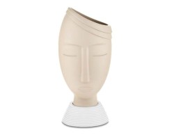 Vaso e Soprammobile testa UOMO NOCCIOLA GRANDE