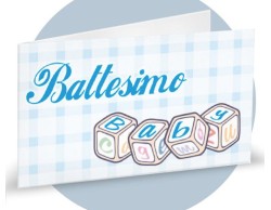 BIGLIETTINI BATTESIMO CONFEZIONE DA 50PZ BFF2059