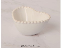 Bomboniera Matrimonio Claraluna piattino ciotolina piccola a forma di cuore