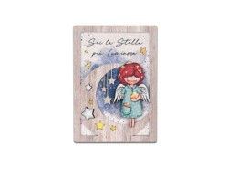 Bomboniere Prima Comunione QUADRETTO ANGELO LUNA LEI