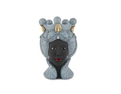 Vaso e Soprammobile Scultura Testa di moro lEI CARTA DA  ZUCCHERO