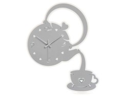 OROLOGIO DA PARETE CUCINA TAZZA GRIGIO