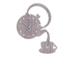 OROLOGIO DA PARETE CUCINA TAZZA ROVERE