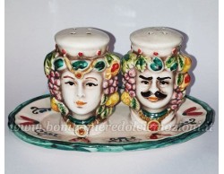 bomboniera matrimonio battesimo comunione anniversario sale e pepe teste di moro