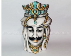 bomboniera matrimonio battesimo comunione anniversario testa di moro uomo