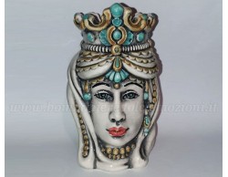 bomboniera matrimonio battesimo comunione anniversario Testa di Moro donna