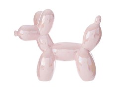 Bomboniera le stelle CAGNOLINO BALLOON PORCELLANA rosa grande