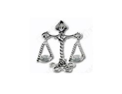 Bomboniera laurea giurisprudenza bilancia