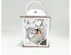 Bomboniera Matrimonio Mariella Martini lanterna coppia sposini