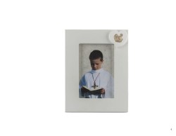 Bomboniera cresima Harmony portafoto legno bianco cuore cresima su Bomboniere Dolci Emozioni