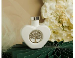 Bomboniera Matrimonio Claraluna 2026 Oliera Cuore Albero della Vita Silver