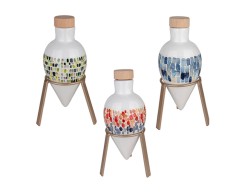 Bomboniera Matrimonio Oliera Goccia con Stand assortita in 3 varianti