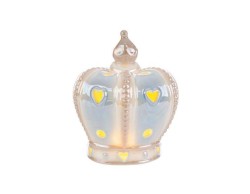 Bomboniera le stelle Corona in Porcellana con LED Celeste