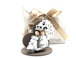 Bomboniera Matrimonio Mariella Martini sposi con albero della  vita