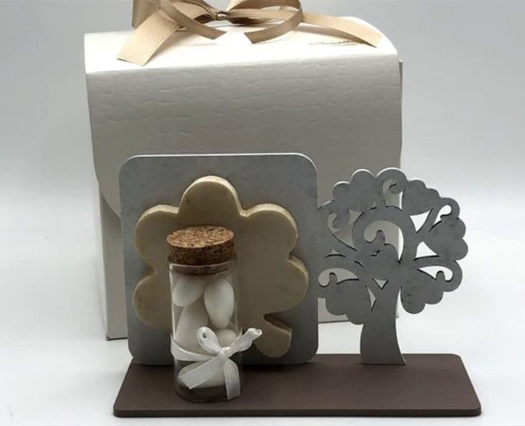 Bomboniera Comunione Cresima Mariella Martini icona sacra famiglia su Bomboniere Dolci Emozioni