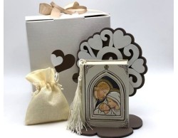 Bomboniera Battesimo Comunione Cresima Mariella Martini icona sacra famiglia led