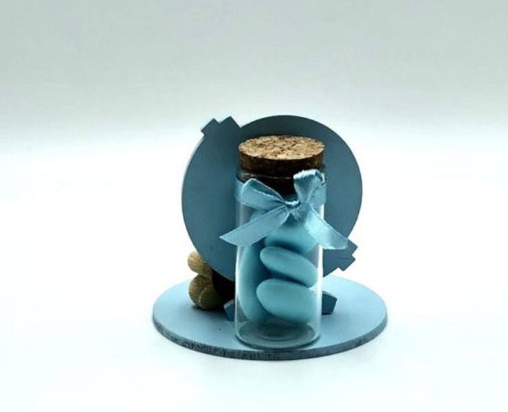 Bomboniera Nascita Battesimo Mariella Martini animaletti mappamondo celeste su Bomboniere Dolci Emozioni