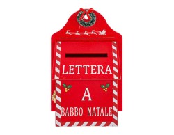 Appendino in Legno Portalettere per Babbo Natale