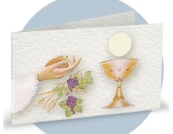 Bigliettini per Bomboniere prima comunione calice