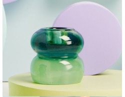 Bomboniera Matrimonio Claraluna Candelabro Piccolo verde