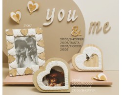 Bomboniera Matrimonio Claraluna portafoto Cuore 21006 su Bomboniere Dolci Emozioni