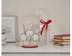 Bomboniera Mini Profumatore Laurea con Borsetta