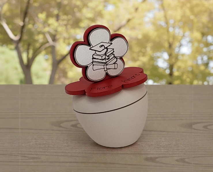 Bomboniera Candela Laurea su Bomboniere Dolci Emozioni